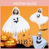 Weiche und bequeme Geisterumhang-Umhang Halloween Cosplay Kostüm für Kleinkinder