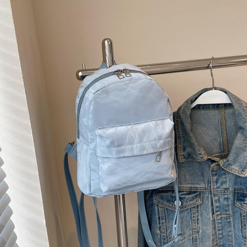 

Small mini backpack 2025 new fashion sense travel light schoolbag women go out small backpack