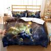 Anime Demon Slayer Nezuko Tanjirou Bedding Set Boys Girls Twin Queen Size Duvet Cover Pillowcase Bed Boys Adult