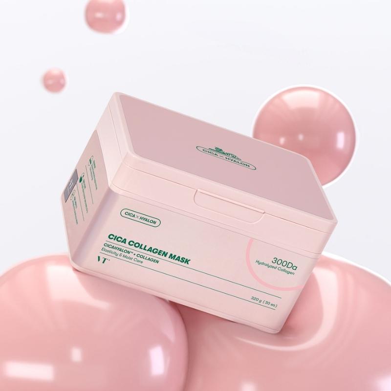 [VT COSMETICS] Cica Collagen Mask 30PCS 320g / 11.29 oz