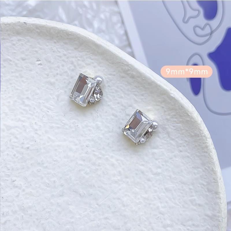 Роскошный Нейл-арт: Большое Бриллиантовое Сердце-Вспышка Сплав Стразы