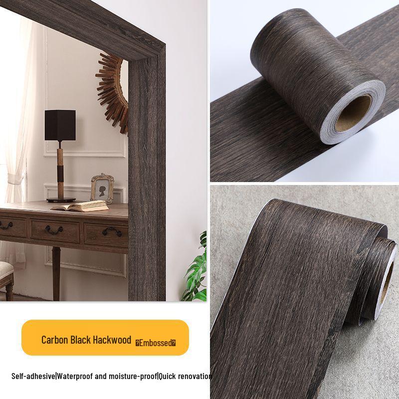 Self-Adhesive Wood Grain Door Frame Repair Trim Strip
