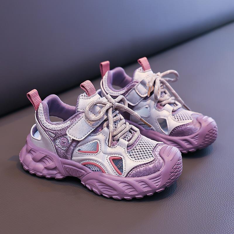 

Sports Sandals for Boys and Girls, Breathable, Single Mesh, Openwork Design, Casual and Versatile Shoes 27