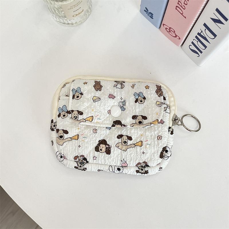 [Copyright] Cartoon Floral Multifunctional Storage Bag, Sorting Bag, ID Card Bag, Key Change Bag.
