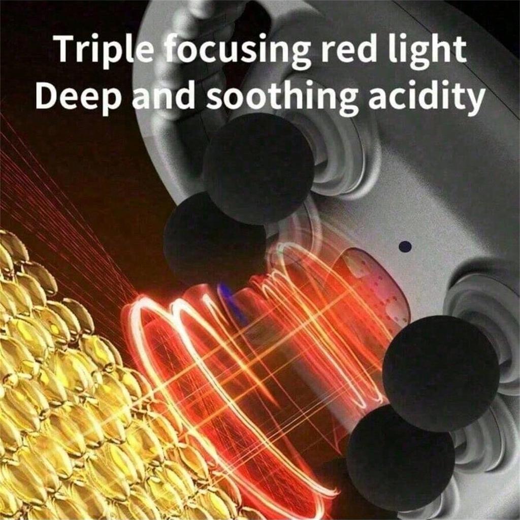 Faszialpistole Sechs-Kopf Muskelentspannungsmassage Professionelle Klasse Kabelloser Taillen-Rücken-Massager Tiefen Hochfrequente Vibration