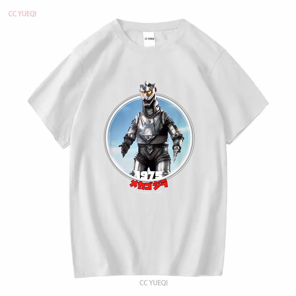 Mechagodzilla 1975 Icons of Toho T Shirt Long or Short Sleeves Vintage Washed Versatile Fashion Stylish Homme Slightly