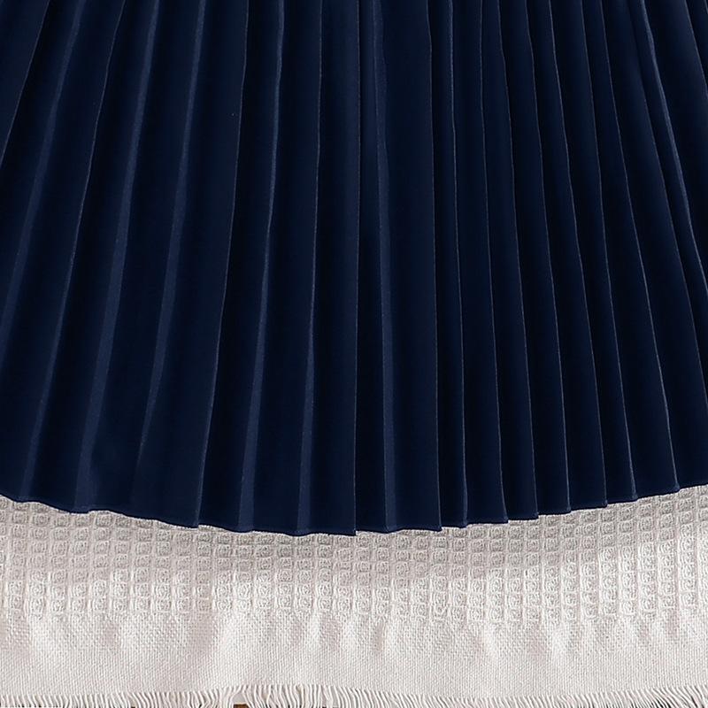 Mädchenkleid Kinderkleidung Frühling und Sommer Neuer Stil Ärmel Mädchen 8-12J Prinzessinnenkleid