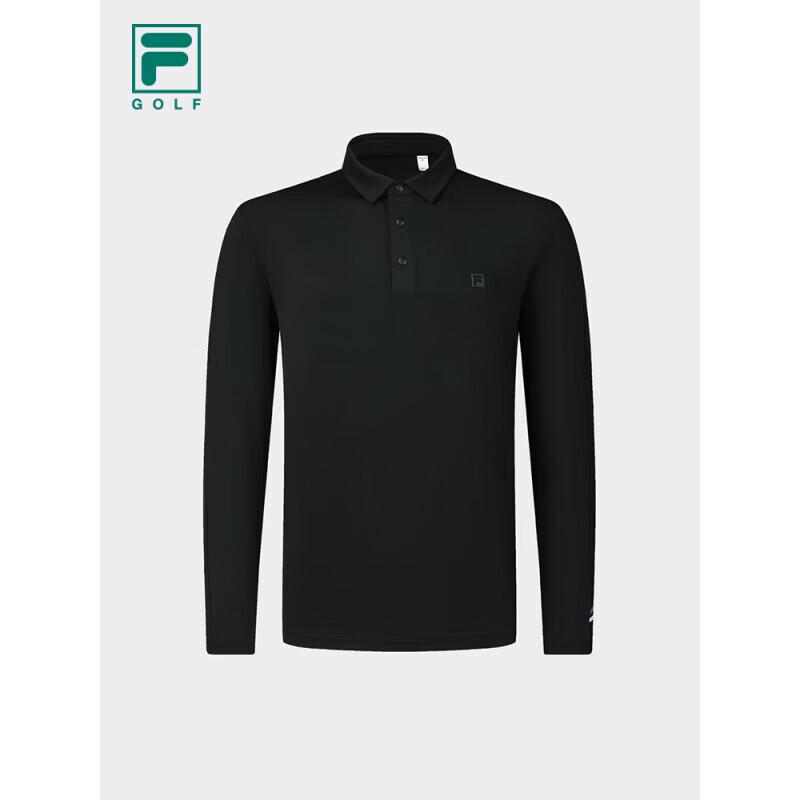 FILA Men s Knit Long Sleeve Golf Polo Shirt M