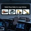 Universal Adjustable Car Console Phone Holder with Suction Cup for Trucks & Ride-hailing Vehicles