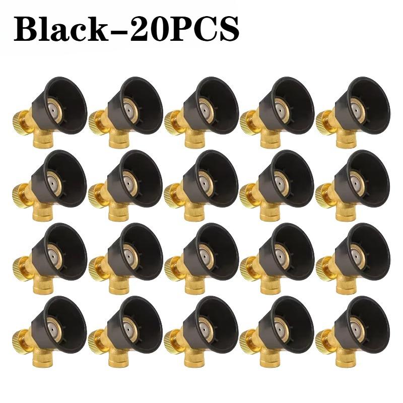 1-20PCS Bico Agrícola Ciclone Vórtice de Ar de Alta Pressão Ajustável à Prova de Vento Pulverizador Dosador Atomização Spray Ajustável