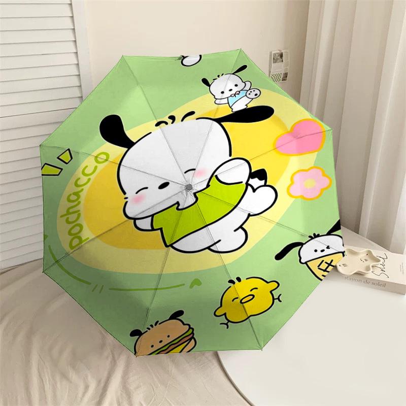 

1PC Pochacco Ice cream Umbrella-8-Rib Reinforced, Automatic Open, Lightweight & Durable, Cute Fashion Accessory for Outdoor-P2670