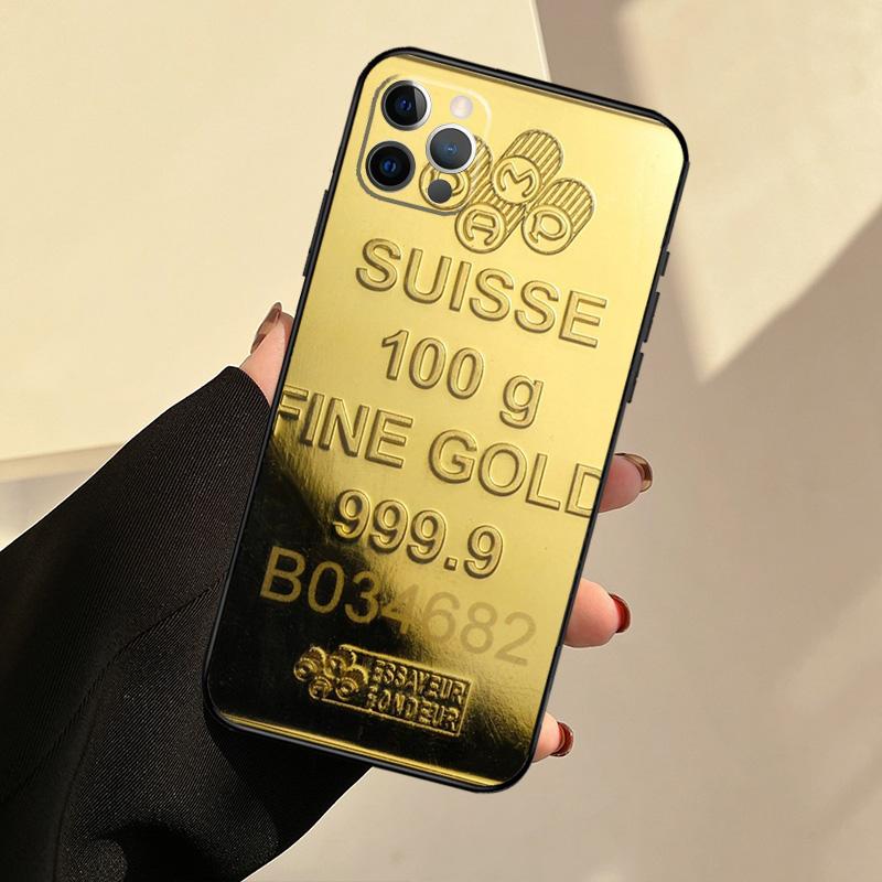 

Мягкий чехол Swiss Fine Gold для iPhone 13 Pro Max 12 mini 11 Pro Max 6 7 8 Plus XS XR XS Max SE 2020 iPhone 13 mini