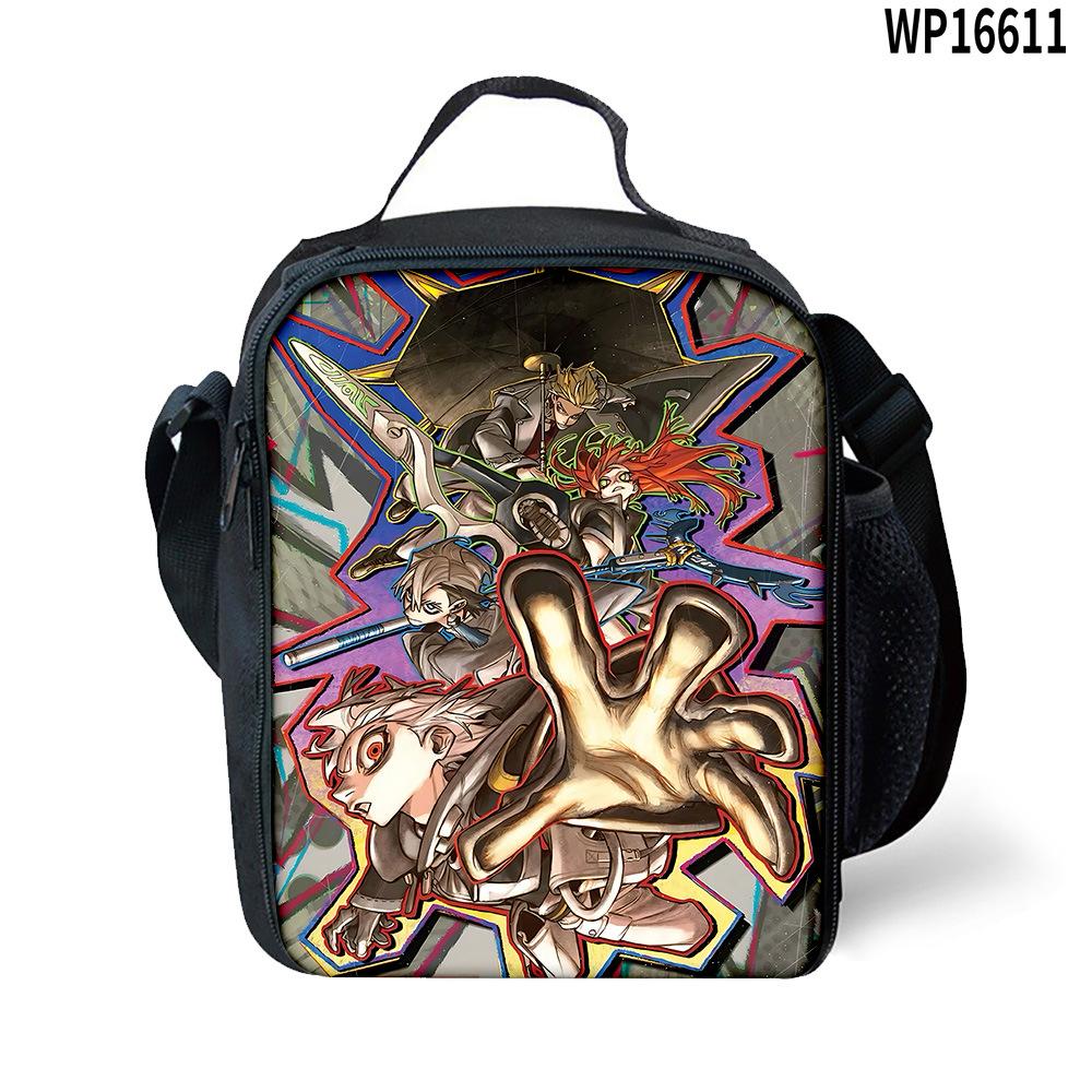 Sac bandoulière classique pour étudiant Gachiakuta Boîte à lunch Isolation thermique Sac à déjeuner 3D Imprimé Sacs à main isothermes pour pique-nique Sacs à glace