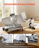 Commercial Meat Slicer, 240W Electric Deli Food Slicer with 250mm Carbon Steel Blade, Built-In Sharpener & 0-12mm Adjustable Thickness for Frozen