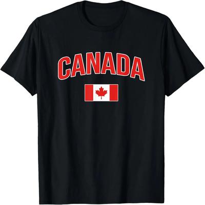 Kanada - Flaga Kanady - Klasyczny T-shirt