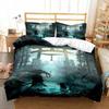 Japanese Samurai Bedding Set Soft Duvet Cover Set Men Teen Bedroom Single Double King Size Duvet Cover Pillowcase Boy Gift