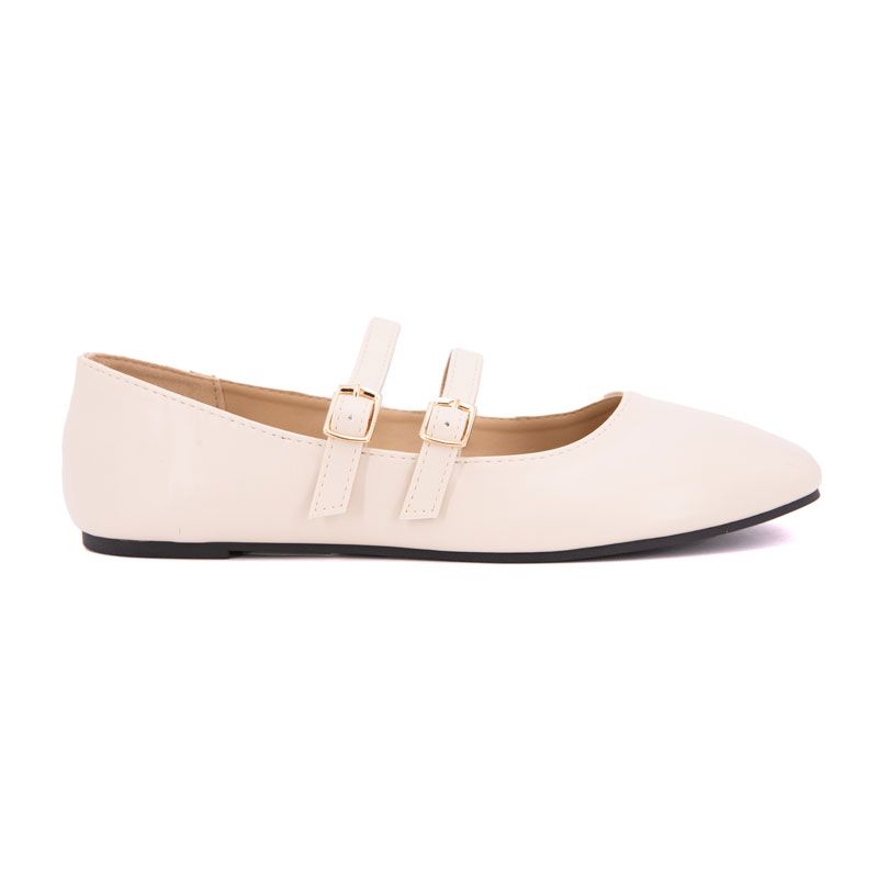 Zayanita Double Strap Ballerinas with Buckles Woman BURTON OF LONDON