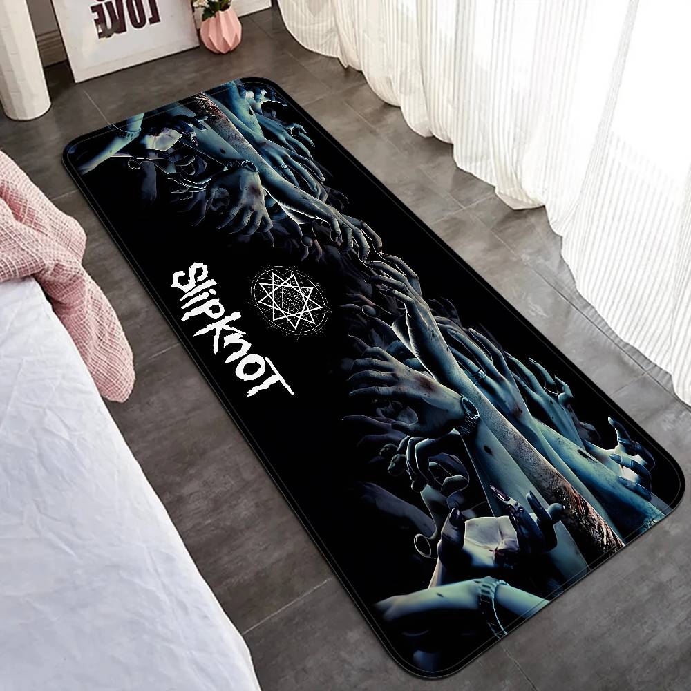 S-Slipknots Rock Fußmatte Kinderzimmer Schlafzimmer Dekoration Balkon Anti-Rutsch-Fußmatte Wohnzimmer Fußmatte Teppich