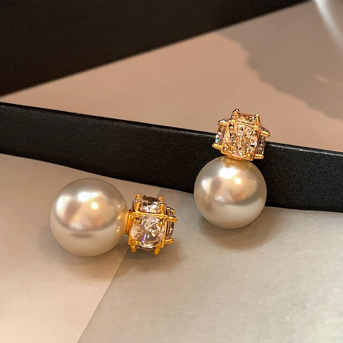 Французские роскошные универсальные серьги-заявления E08005