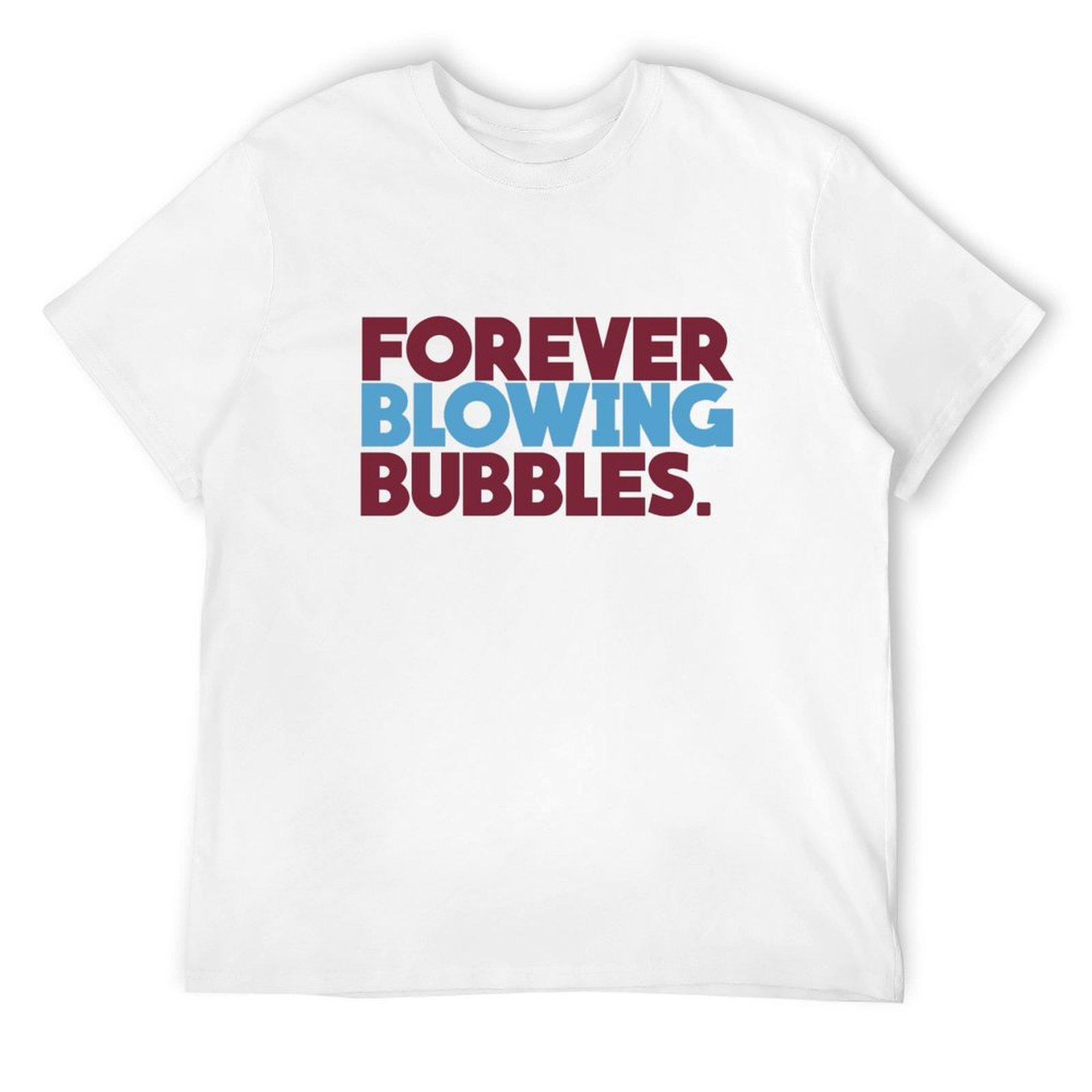 Футболка  Forever Blowing Bubbles  на заказ индивидуальный принт винтаж винтажная одежда оверсайз футболка мужская S