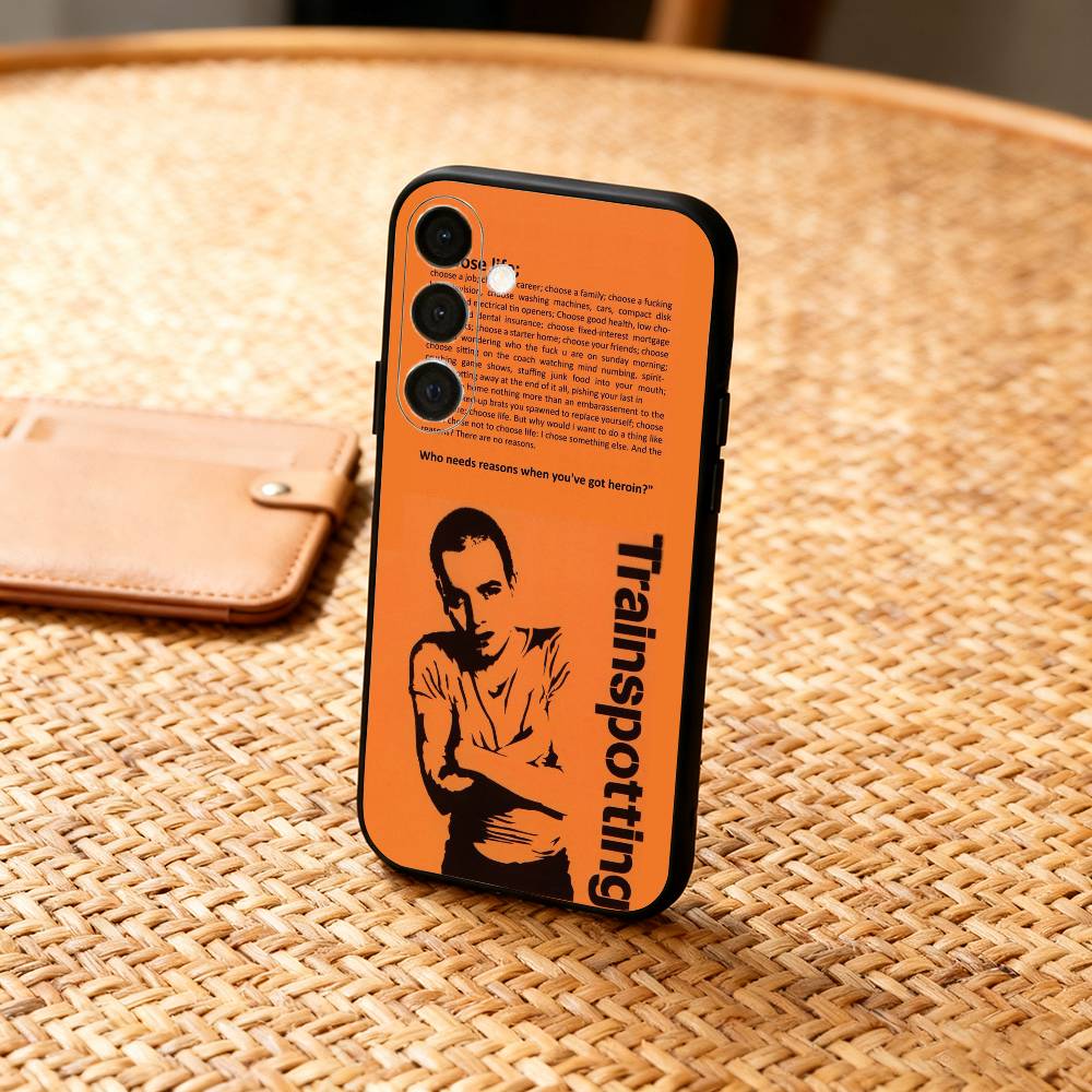 T-TrainspottingS C-Choose Life  Phone Case For Samsung  A73,72,71,53,52,51,22,91,80, Soft Black Cover