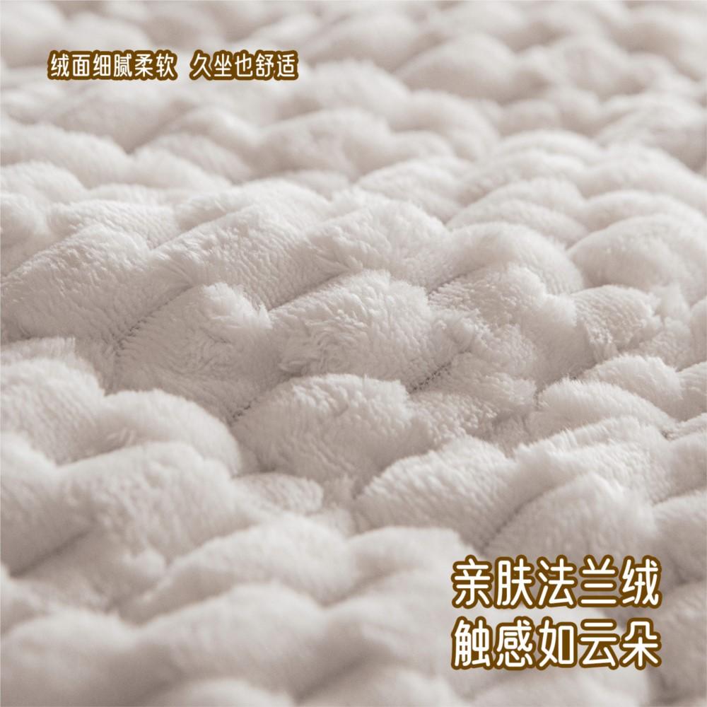 Winter Flannel Sofa Cushion Thickened Non-Slip Seat Pad Minimalist Modern Style Sofa Cover & Throw Living Room Sofa Types