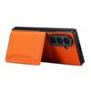 Luxury Litchi Leather Solt Card Holder Folding Wallet Case For For Samsung Galaxy Z Fold 7 6 Fold5 Shockproof Soft Silicone Cover