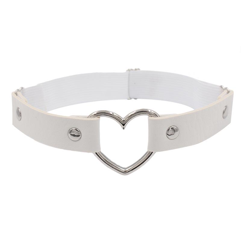 Zippe Love Heart Punk Street Dance Leather Garter Leg Chain