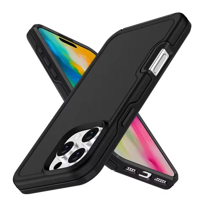 Dual Layer Protect Armour Phone Case for IPhone 16 15 14 13 12 11 Pro Max Plus Samsung S24 Ultra for Magsafe Magnetic Wireless Charge Shockproof Cover