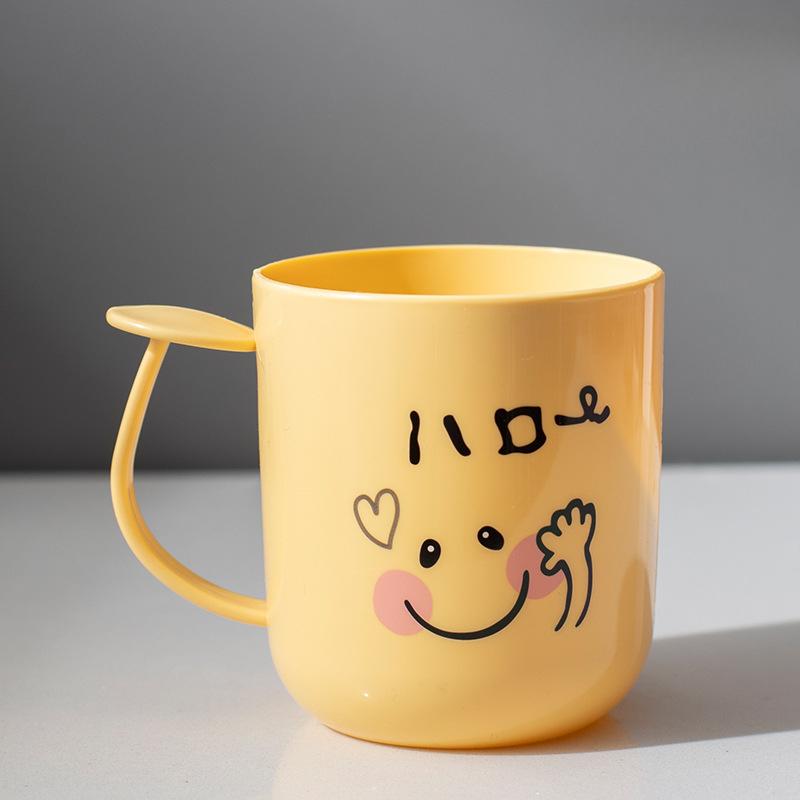 

Cute Children s Cartoon Mouthwash Cup Large-capacity Household Toothbrush Cup Plastic Washing and Brushing Cup 401-500ml жовтий
