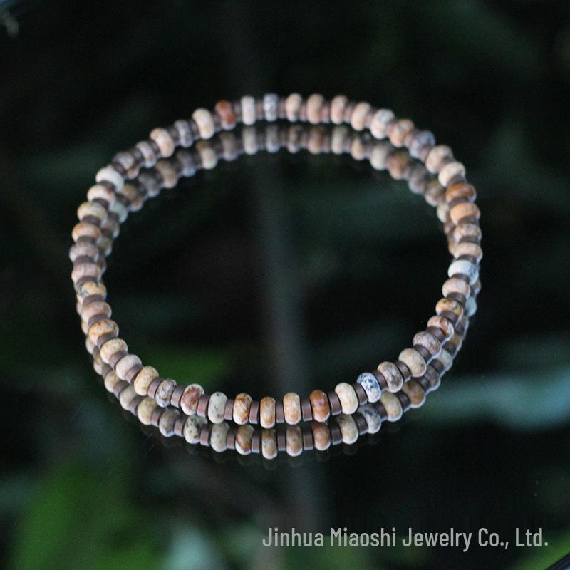 Retro Bohemian Ethnisch Achat Perlenarmband