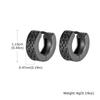 Pendientes de Aro Runas Vikingas Nórdicas Retrol para Hombres, Huggies Clásicos de Acero Inoxidable con Nudo Celta, Regalos de Joyería Punk Cool