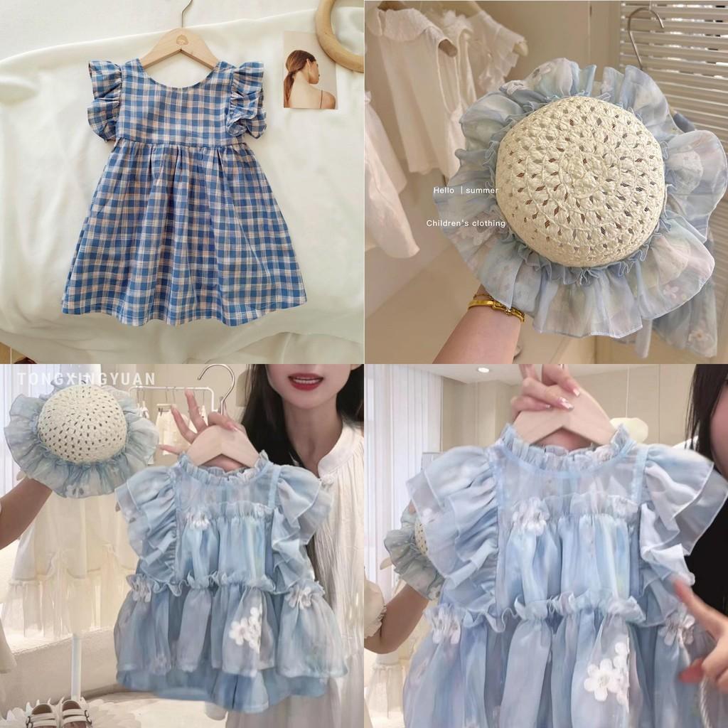 Adorable Korean Style Summer Set For Girls Featuring Soft Cotton Doll Shirt And Shorts