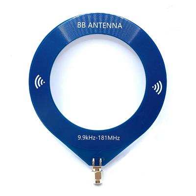 Antena BB Pequena 9,9kHz 181MHz Frequência Ampla Antena Loop Donut MW SW Interface SMA Recepção Direcional Antena Loop para