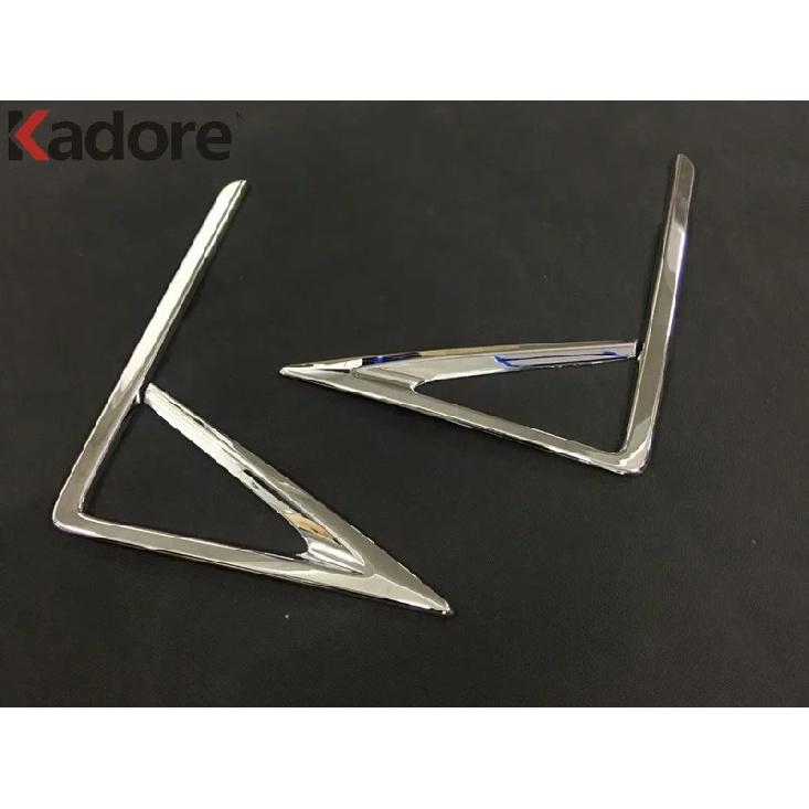 Front Fog Light Lamp Cover Trim For Toyota Noah Voxy Hybrid V facelift 2017- Chrome Car Foglight Bezel Trims Accessories