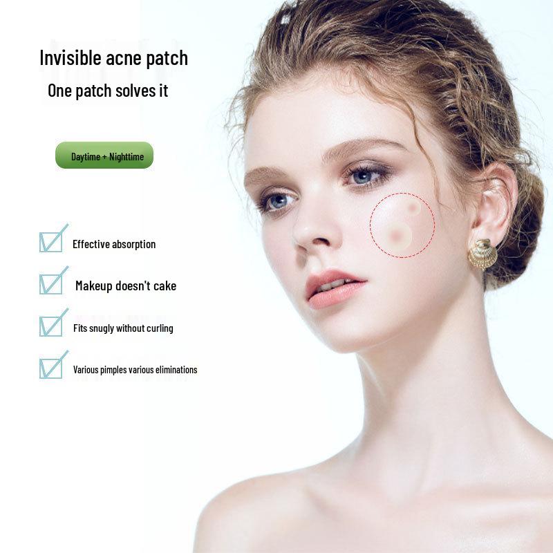 Przezroczysty Wodoodporny Hydrokoloidowy Plaster na Trądzik - Niewidoczny Plaster na Pryszcze i do Usuwania