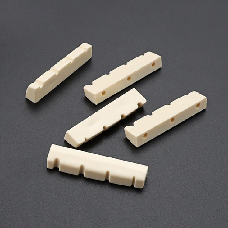 5Pcs Slotted Top Guitar String Nut Replacement for 4 Strings Musical Instrument