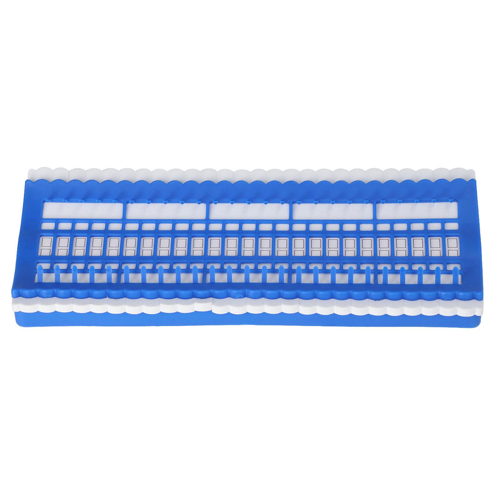 

Органайзер для мулине на 50 позиций, многоразовая пластиковая полка для мулине, инструменты для DIY шитья с 15