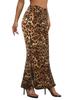 2024 Autumn/Winter Leopard Print Bodycon Mermaid Skirt