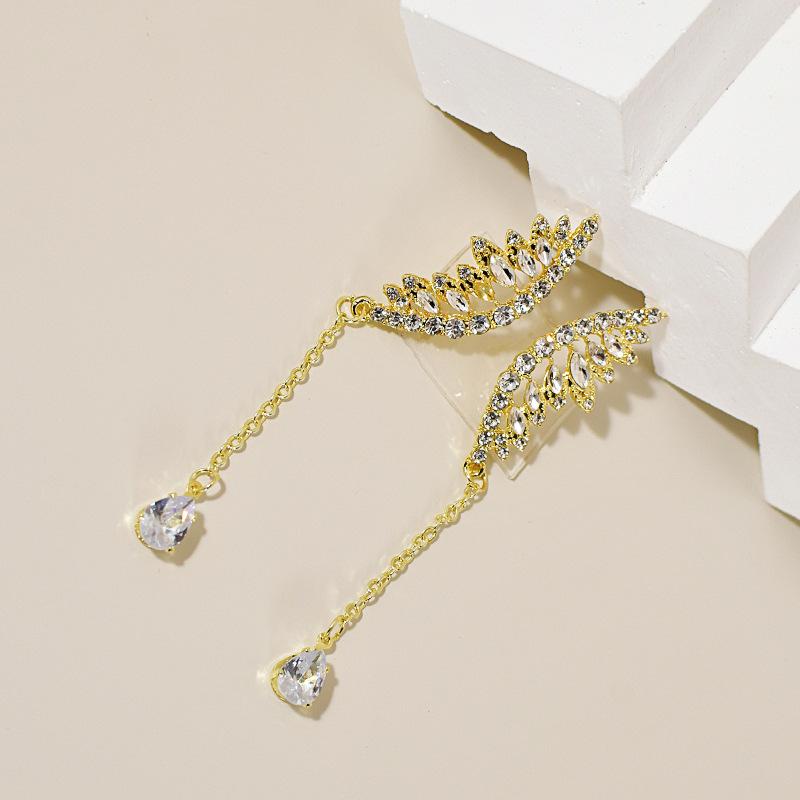 

Серьги с кисточками и крыльями ангела, легкие роскошные серьги высокого класса, длинные стильные модные женские серьги с крыльями темперамента для женщин