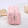 Simple student desktop pillow pencil case high value female large capacity makeup set portable travel storage bag