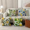 Flower Leaves Lemon Personalized Pillow Dust Cover Bedroom Kids Party Decoration Pillowcase Birthday Children Gift