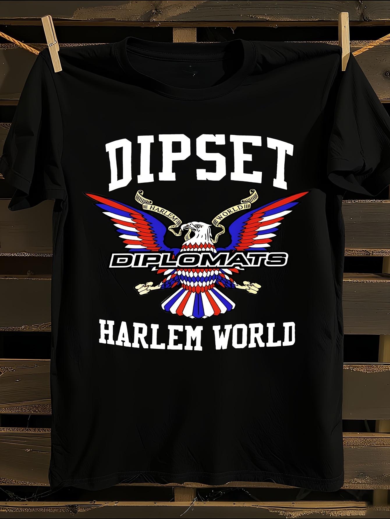 s Dipset Logo Harlem World and Diplomats Brand T-shirt L