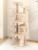 Modern & Cute Customizable Cat Scratching Tree Tower Large Wood Furniture