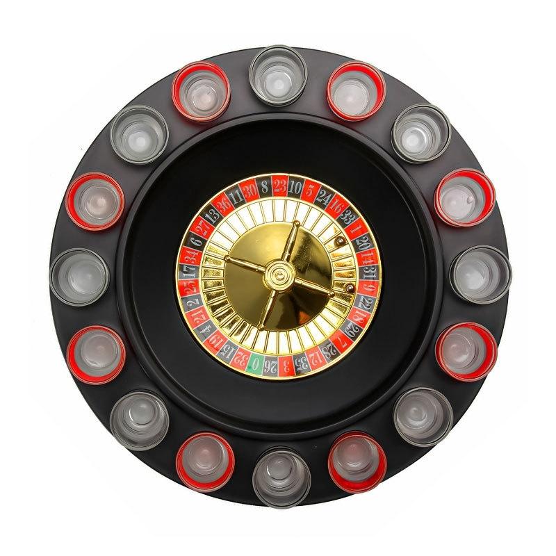 16-Hole Russian Roulette Wheel Spinning Wine Glass Game KTV Roulette Game Wine Glass Spinning Wheel