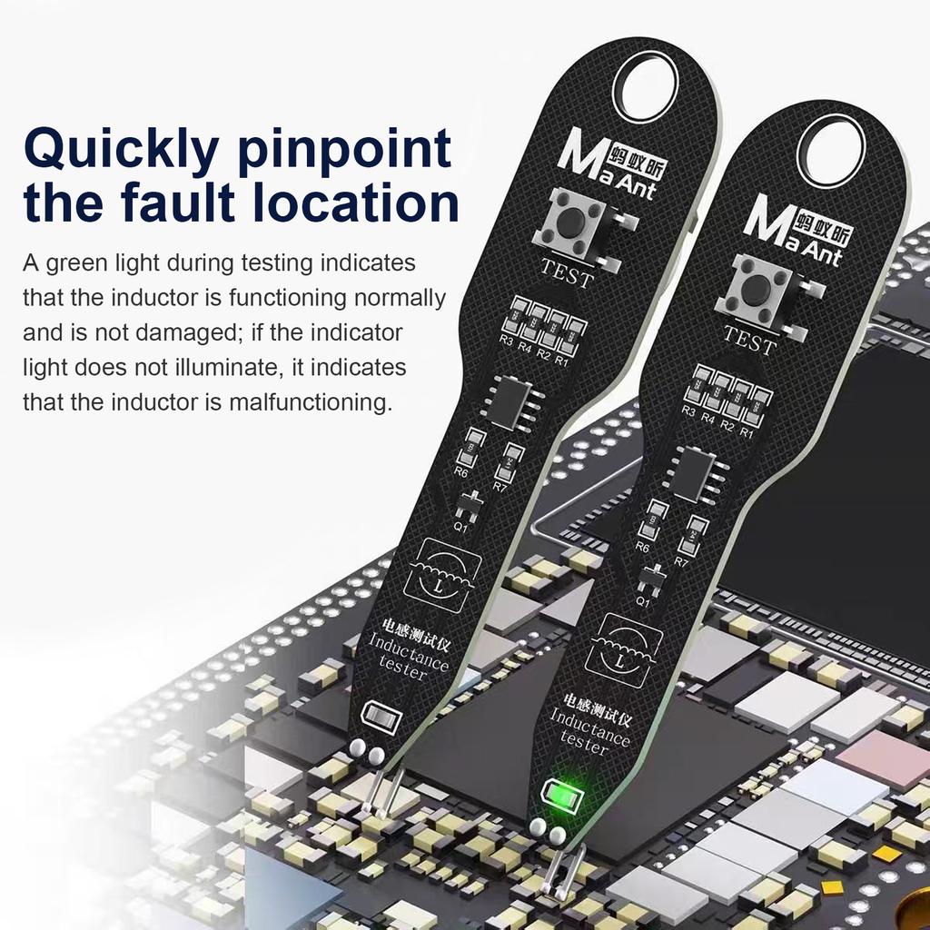 Inductance Tester High Precision Electromagnetic Induction Instrument Inductor Detector Repair Mobile Phone Motherboard