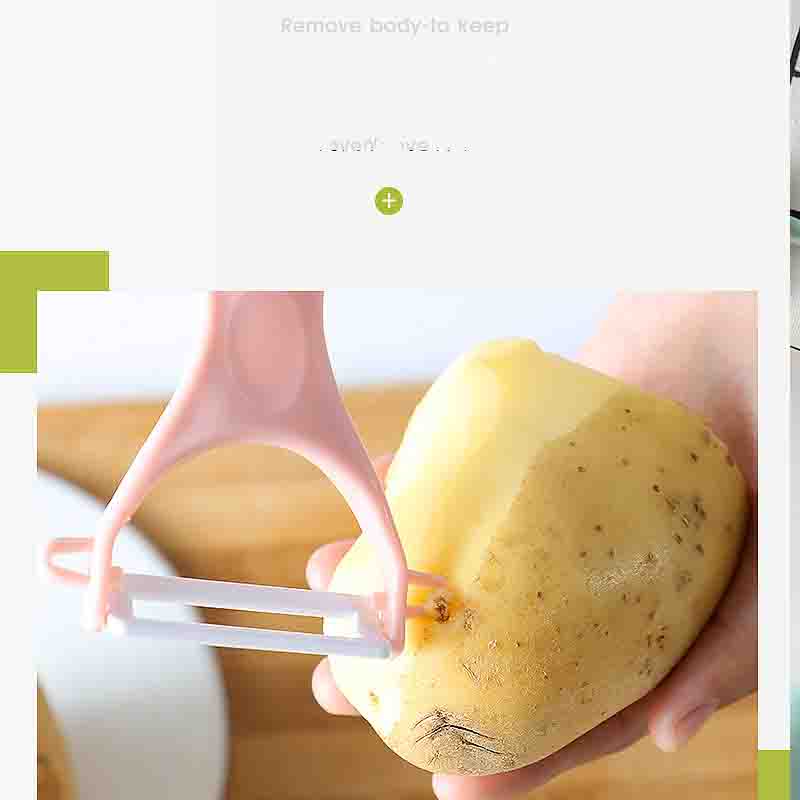 Obieraczka wielofunkcyjna Wielokolorowa ceramiczna obieraczka do melona Nóż kuchenny do obierania Kreatywny nóż do obierania do domu