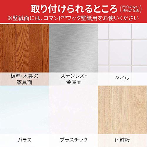 3M Wallpaper Hook Removable Adhesive Command Mini Gray CMK-MH03