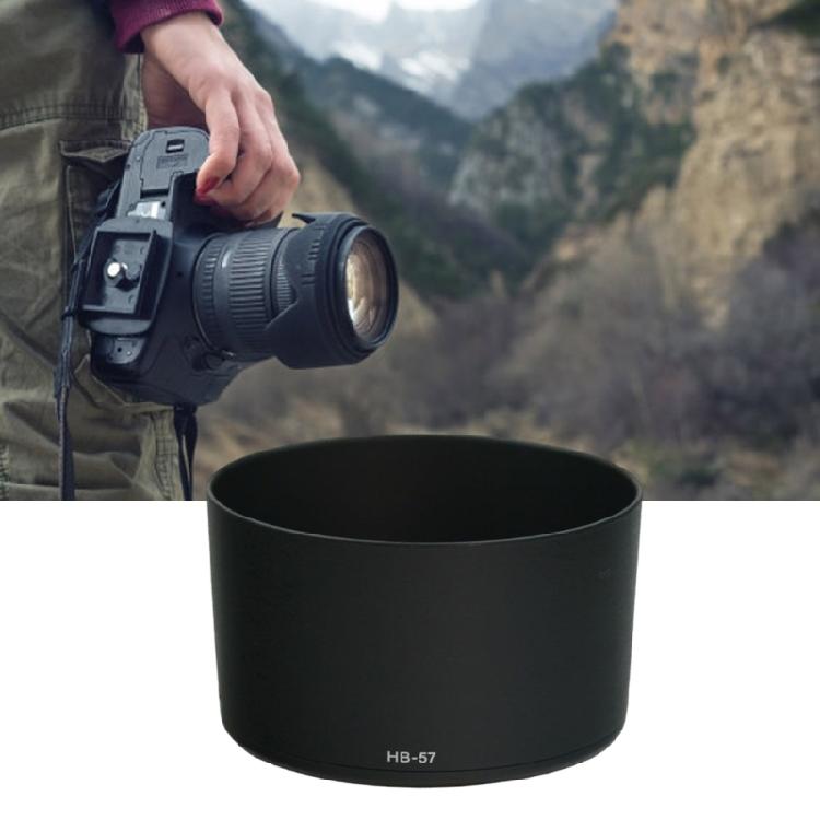 HB57 Gegenlichtblende für 55-300mm F4.5 5.6G zur Blenden von unerwünschtem Licht Gegenlichtblende