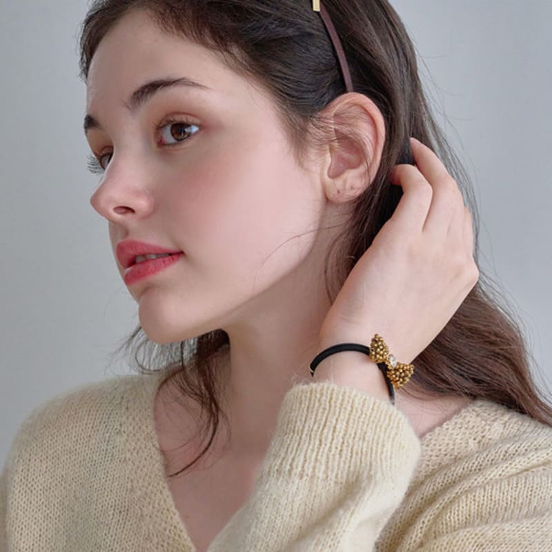 Jean Paul Clarisse Mini Ribbon Beaded Hairband LFHB0068